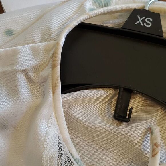 Tom Bezduda for Barad White Vintage Floral Pajama Set Jordan Marsh NWT - Picture 9 of 10